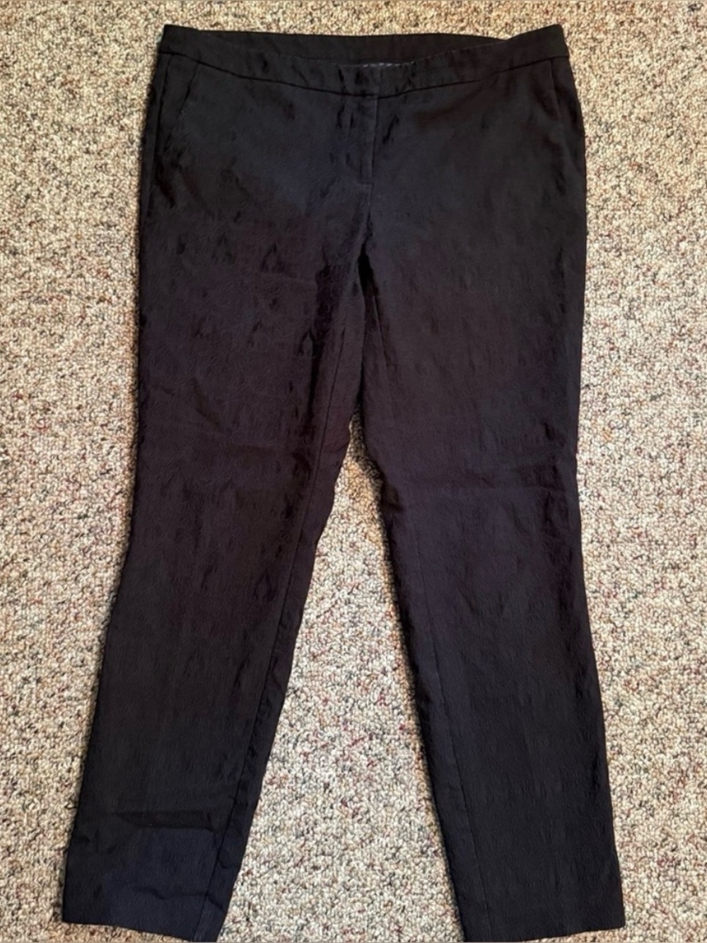 Cynthia Rowley Black patterned pants 12